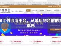 揭秘匯付四海平臺，從幕后到臺前的全面曝光