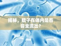 揭秘，精子在體內是否會全流出？
