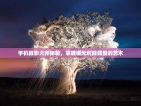 手機(jī)攝影大師秘籍，掌握曝光時(shí)間調(diào)整的藝術(shù)