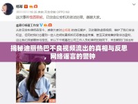 揭秘迪麗熱巴不良視頻流出的真相與反思，網(wǎng)絡謠言的警鐘