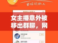 女主播意外被移出群聊，網(wǎng)絡(luò)社交中的邊界與尊重探討