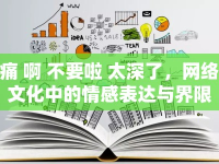 痛 啊 不要啦 太深了，網(wǎng)絡(luò)文化中的情感表達(dá)與界限探討