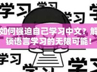 如何強(qiáng)迫自己學(xué)習(xí)中文？解鎖語(yǔ)言學(xué)習(xí)的無(wú)限可能！