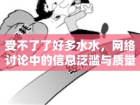 受不了了好多水水，網(wǎng)絡(luò)討論中的信息泛濫與質(zhì)量危機(jī)