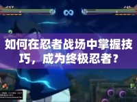 如何在忍者戰(zhàn)場中掌握技巧，成為終極忍者？