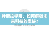 特斯拉學(xué)院，如何解鎖未來科技的奧秘？