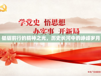 砥礪前行的精神之光，歷史長(zhǎng)河中的崢嶸歲月