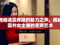跨越語言界限的魅力之聲，揭秘國外女主播的變聲藝術(shù)