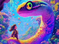 手游問道，變異花花蛇的奇遇與成長，你能否駕馭這奇幻之旅？