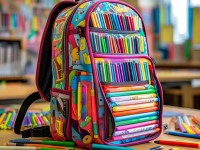 13歲女孩Pg書包究竟能裝多少支筆？你的書包夠用嗎？