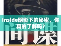 Inside陰影下的秘密，你真的了解嗎？