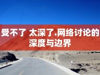 受不了 太深了.網(wǎng)絡(luò)討論的深度與邊界