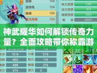 神武耀華如何解鎖傳奇力量？全面攻略帶你稱霸游戲！