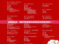 春晚新風(fēng)尚，揭秘節(jié)目單曝光濾鏡背后的創(chuàng)意與魅力