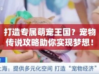 打造專屬萌寵王國？寵物傳說攻略助你實(shí)現(xiàn)夢想！
