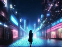 婷婷夜色，城市夜晚的靜謐與繁華