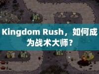 Kingdom Rush，如何成為戰(zhàn)術(shù)大師？