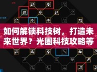 如何解鎖科技樹，打造未來世界？光圈科技攻略等你來探索！