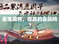 秦淮麻將，你真的會玩嗎？