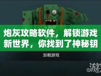 炮灰攻略軟件，解鎖游戲新世界，你找到了神秘鑰匙嗎？