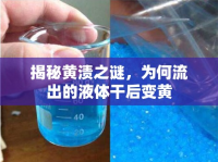 揭秘黃漬之謎，為何流出的液體干后變黃