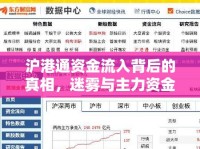 滬港通資金流入背后的真相，迷霧與主力資金流向的解析