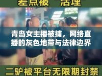 青島女主播被捕，網(wǎng)絡(luò)直播的灰色地帶與法律邊界的警示