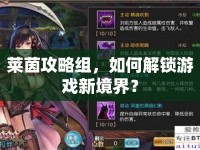 萊茵攻略組，如何解鎖游戲新境界？