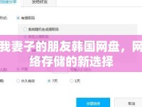 我妻子的朋友韓國網(wǎng)盤，網(wǎng)絡(luò)存儲的新選擇