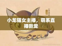 小龍貓女主播，萌系直播新寵