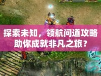 探索未知，領(lǐng)航問道攻略助你成就非凡之旅？