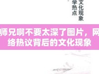 師兄啊不要太深了圖片，網(wǎng)絡(luò)熱議背后的文化現(xiàn)象