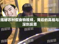 揭秘農(nóng)村假食物視頻，背后的真相與深刻反思