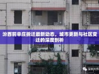 汾西前辛莊拆遷最新動態(tài)，城市更新與社區(qū)變遷的深度剖析