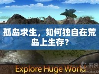 孤島求生，如何獨自在荒島上生存？