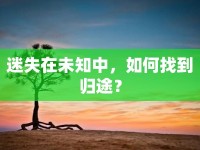 迷失在未知中，如何找到歸途？