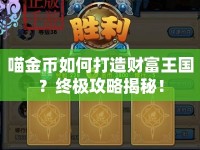 喵金幣如何打造財富王國？終極攻略揭秘！