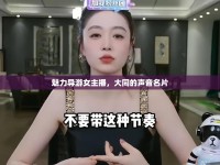 魅力導(dǎo)游女主播，大同的聲音名片