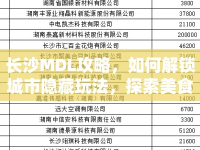 長(zhǎng)沙MDL攻略，如何解鎖城市隱藏玩法，探索美食與文化之旅？