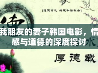 我朋友的妻子韓國電影，情感與道德的深度探討
