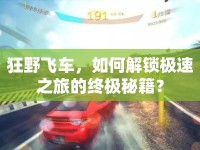 狂野飛車，如何解鎖極速之旅的終極秘籍？