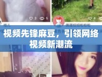 視頻先鋒麻豆，引領(lǐng)網(wǎng)絡(luò)視頻新潮流
