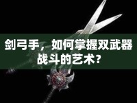 劍弓手，如何掌握雙武器戰(zhàn)斗的藝術(shù)？