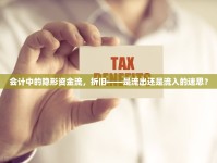 會計中的隱形資金流，折舊——是流出還是流入的迷思？