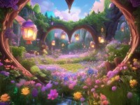 夢幻手游中的愛心花圃，你打造過自己的虛擬花園嗎？
