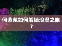 何紫苑如何解鎖浪漫之旅？