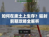 如何在廢土上生存？輻射前期攻略全解析