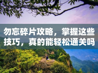 勿忘碎片攻略，掌握這些技巧，真的能輕松通關(guān)嗎？