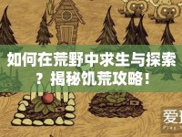 如何在荒野中求生與探索？揭秘饑荒攻略！
