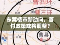 東莞樓市新動向，首付政策或?qū)⒄{(diào)整？